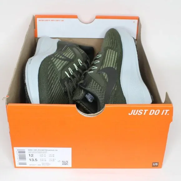 Nike Air Zoom Pegasus 39 Cargo Khaki Running Shoes DH4071-300 Men's Size 12 New